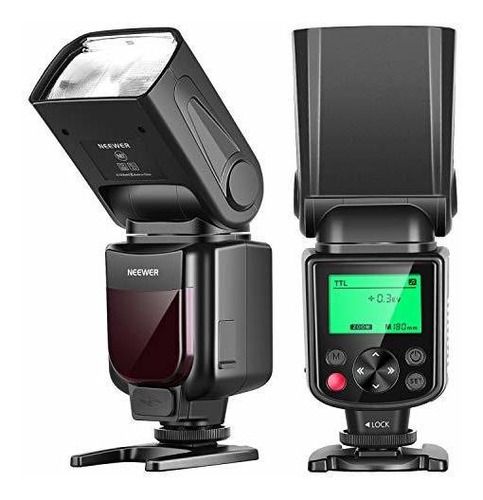 Nuevo Nw-670 Ttl Flash Speedlite Con Pantalla Lcd Para Canon