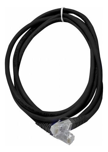Furukawa 2mt Cat6 Negro U/utp Lszh Cable Patch Rj45 Gigalan