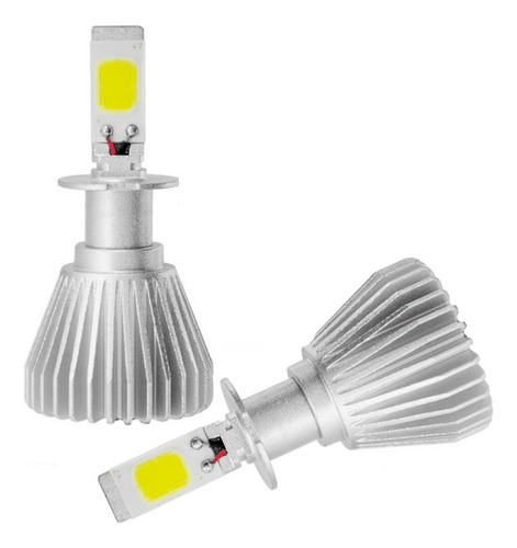 Par Lampada Super Branca Led 6000k Farol Baixo Fiat Doblo