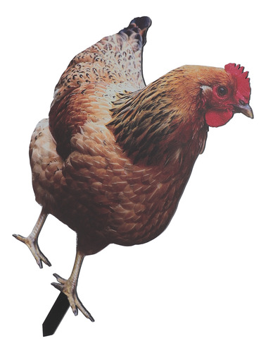 Estaca Acrílica De Imitación De Gallina Para Tapón De Suelo,
