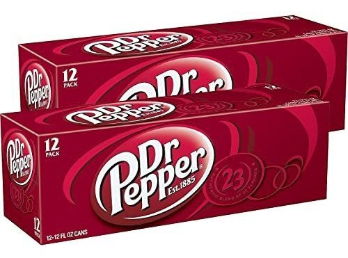 Dr Pepper Soda, 12 Onza (24 Latas).