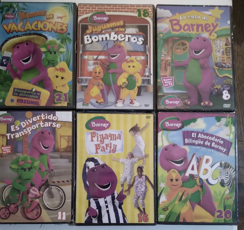 Pack Barney 6  Dvd Infantil - Original - Cinehome