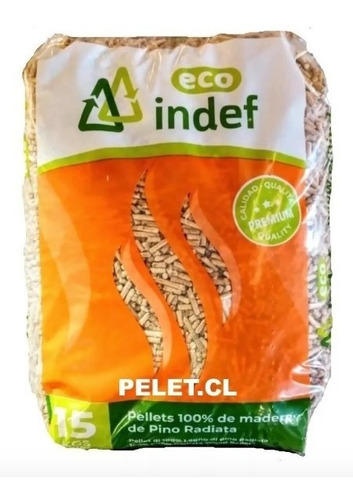 Pellet Madera Pack 5 Bolsas 15 Kg (despacho Solo Curico)