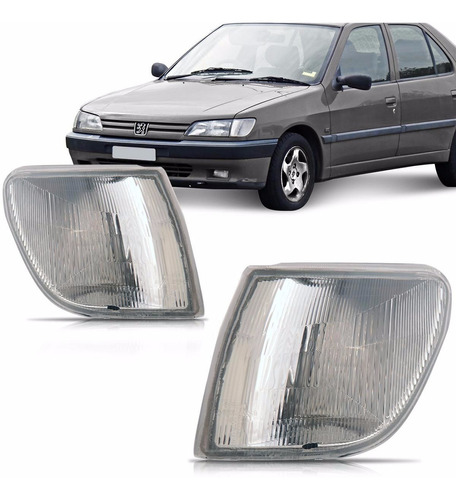 Lanterna Dianteira Peugeot 306 1993 1994 1995 1996 Cristal