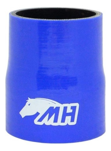 Mangueira Mangote Silicone Redução 2½x2¼pol Azul Metal Horse