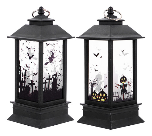 2 Piezas De Adornos De Terror Con Luces Led Para Halloween