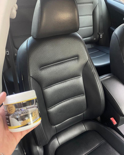 Abrillantador Gel De Silicon Automotriz Con Esponja Y Aroma Color Agua