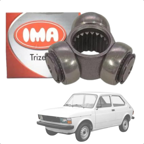 Trizeta 20 Dentes 28mm Com Rebaixo Fiat 147 1976 Até 1984