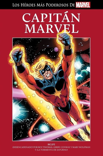 Libro, Comic, Salvat, Roja, Capitán Marvel