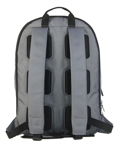 Mochila Ejecutiva Oficina Hombre Notebook Mujer Urbana Color Gris 27526 Diseño De La Tela Liso