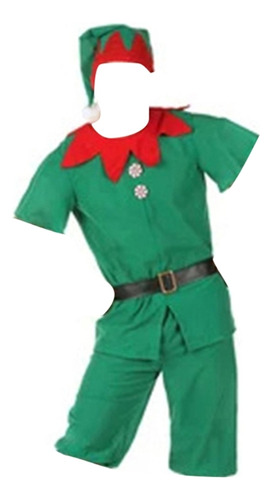 Disfraz De Elfo Navideño Para Niños (6 M)