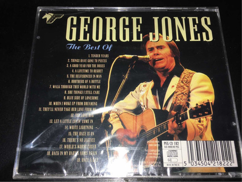 George Jones The Best Of Cd Nuevo Cerrado Importado