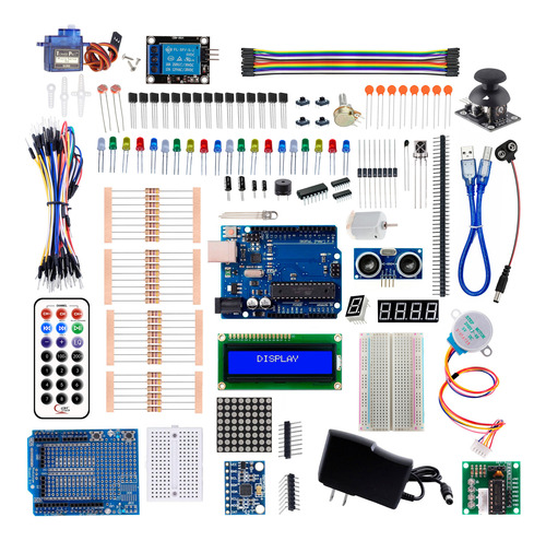 Kit Tecneu Pro Ultimate 160 Componentes Compatible Arduino