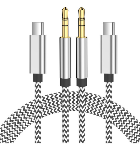 Cable Usb C A Conector Auxiliar De Audio De 0.138 In (3.3 Pi