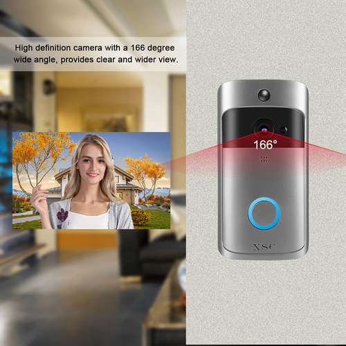 Videoportero Inteligente Wifi Timbre Infrarrojo Inalámbrico