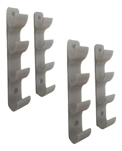 Soporte De Plumones Para Empresas, Mxbzm-002, 2 Pares, 13x2x Color Gris