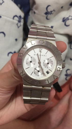 Relogio Bvlgari Bb38wssdch Automatico Crono Original 38mm