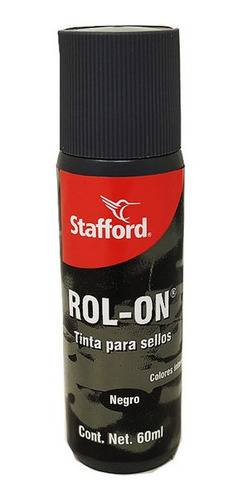 Tinta Para Sello Azor Stafford Coc2000 60 Mm Negro