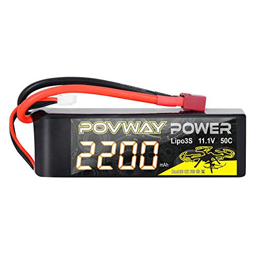 Batería Lipo 3s 2200mah Povway 11.1v 50c Para Rc