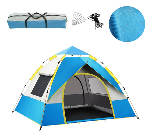 Tienda De Campamento Automática Para 3-4 Personas