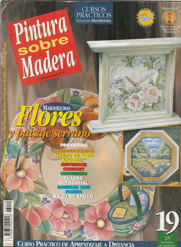 Revista Pintura Sobre Madera  N° 19 - Con Moldes