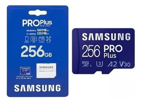 Memoria Micro Sd Samsug Pro Plus De 256gb 160mb/120mb