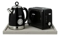Comprar Set Desayuno Pava Vintage Atma Y Tostadora Con Bandeja Bambu