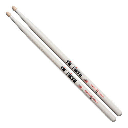 Baqueta Vic Firth American Classic 5bw Branca Ponta Madeira