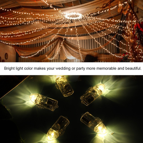 T Lámpara De Linterna De Papel Con Luz De Globo Led De