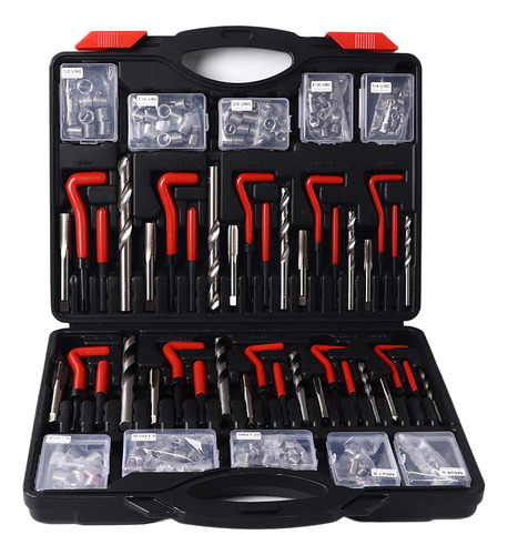 Kit De Reparo De Roscas De 261 Peças Tools Metric Imperial S