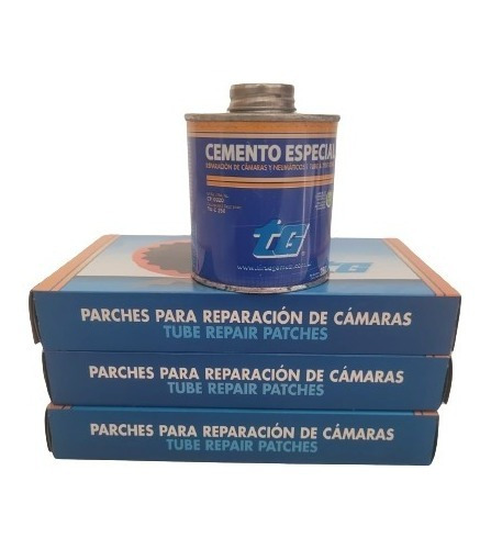 Combo Parches Camara Tg30/40/55 + Solucióncemento 250cc Tg