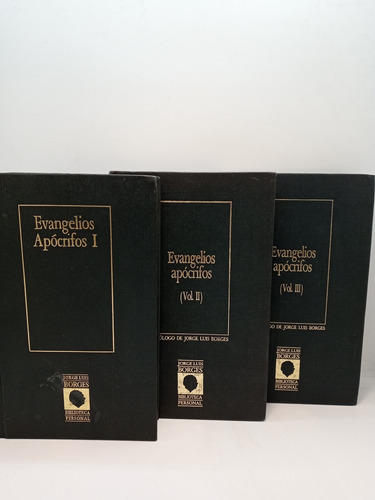Evangelios Apócrifos - Tres Tomos - B. Jorge Luis Borges
