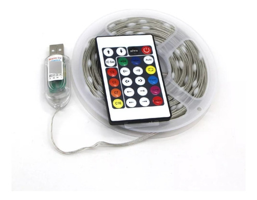 Tira Led 5050 Rgb 10m Usb Audiorritmica Bluetooth + Control