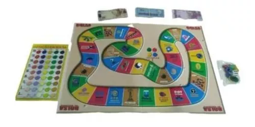 Jogo Educativo Bolsa De Valores Aprender Brinquedo Pmbi - R$ 29,98