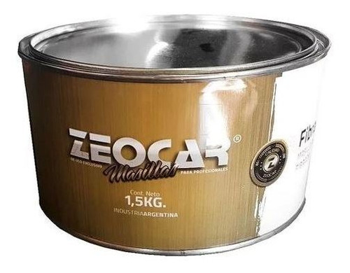 Masilla Poliéster Fibrada Zeoparch Zeocar 1,5 Kg