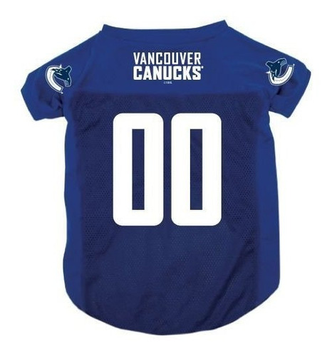 Perro De Mascota Vancouver Canucks Hockey Jersey Medio.