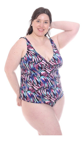 Imagen 1 de 8 de Malla Tankini Mujer Talles Super Grandes Especiales Art 240