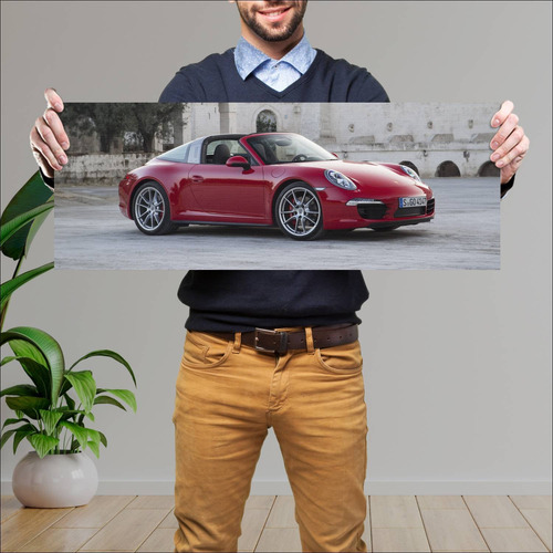 Cuadro 30x80cm Auto 2014 Porsche 911 Targa S 482 842