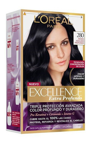 Imagen 1 de 4 de Excellence - Cc Tono 280 - Negro Azulado