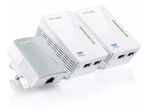 Extensor Powerline AV600 TP-Link TL-WPA4220t, kit triple 4220, color otro