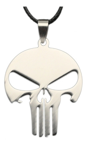 Collar De Punisher Calavera Marvel Muy Bonito