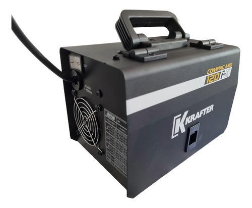 Soldadora Compac Mig 120 Flux Dual + Alambre Flux 0.5 Kilo C Negro
