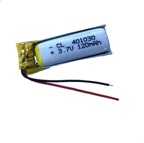 Bateria 3.7v 130mah 401030 30x10x4mm