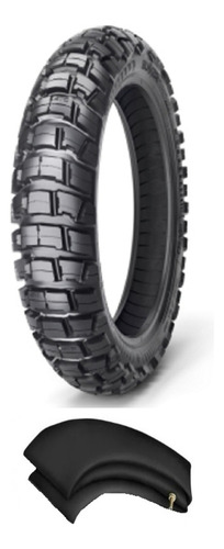 Pneu Dianteiro E Câmara 90/90-19 Dust Bros Crosser Xre 190