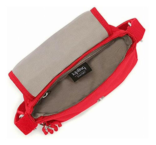 Kipling Sabian Mini Crossbody Para Mujer, Bolso Ligero Para Color Rojo (red Rouge)