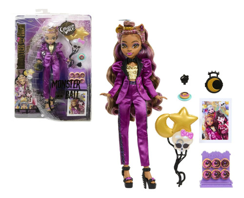 Muñeca Monster High Clawdeen Wolf Fiesta Fashion Original 