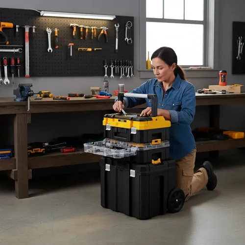 Maleta de Ferramentas com Rodas DEWALT DWST60404 3 Módulos