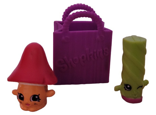 Shopkins X 2 Hongo Con Bolsa Violeta