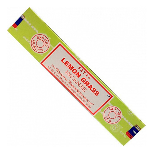 Caja Completa Sahumerios Nag Champa Aroma Lemon Grass