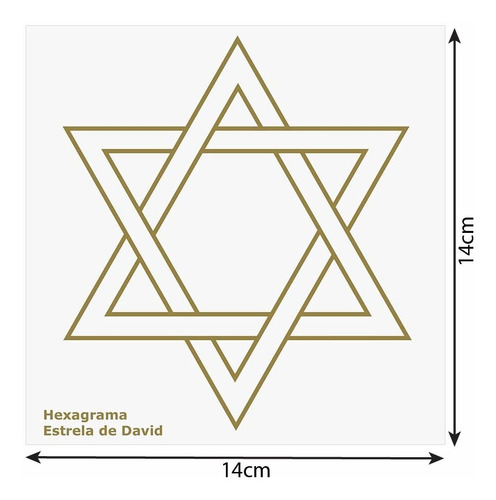 Placa Radiônica Hexagrama Estrela De Davi Alinha Os Chakras